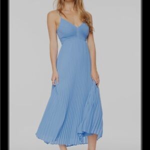 Dynamite Midi Pleated Dress